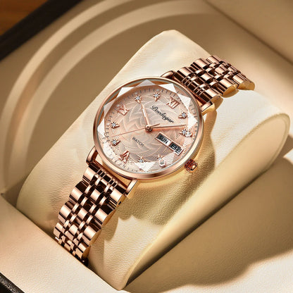 5043 Rose Gold Watch For Women