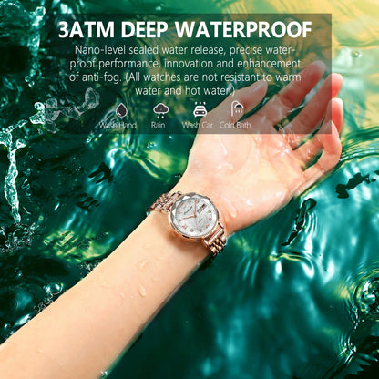 5043 Rose Gold Watch For Women