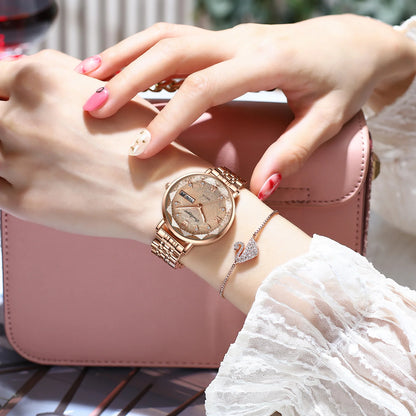 5043 Rose Gold Watch For Women