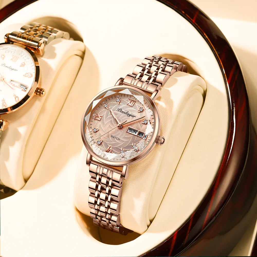 5043 Rose Gold Watch For Women