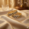 Premium 1 Carat Gold Plated Bangles – Elegant Design | Color Guaranteed